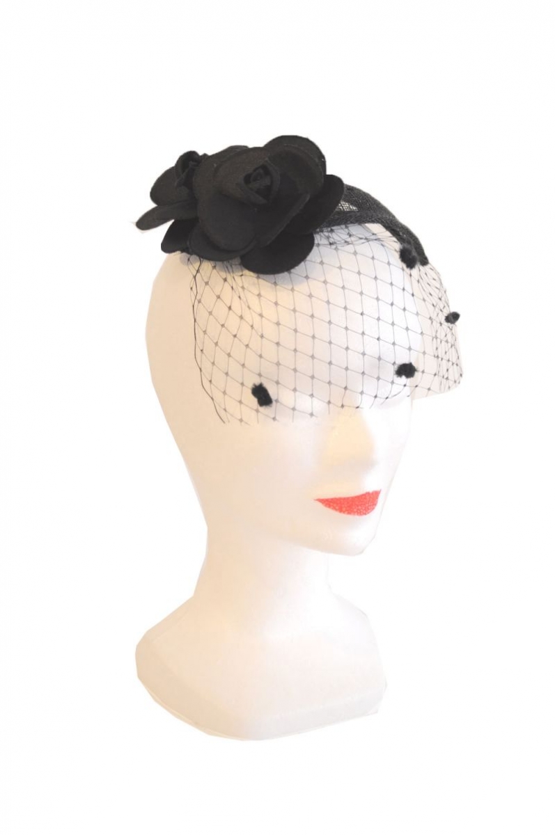 tocado redecilla negra2